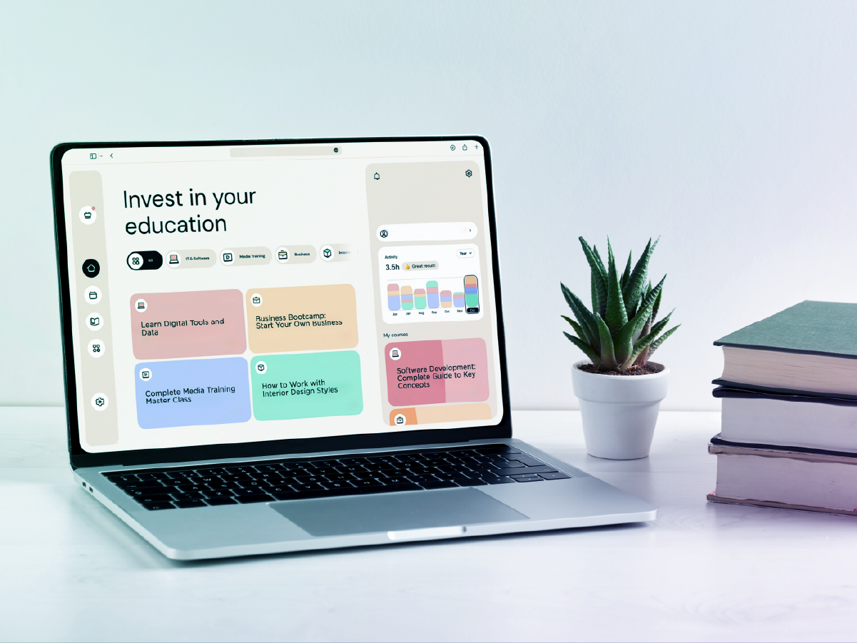 education tech on screen