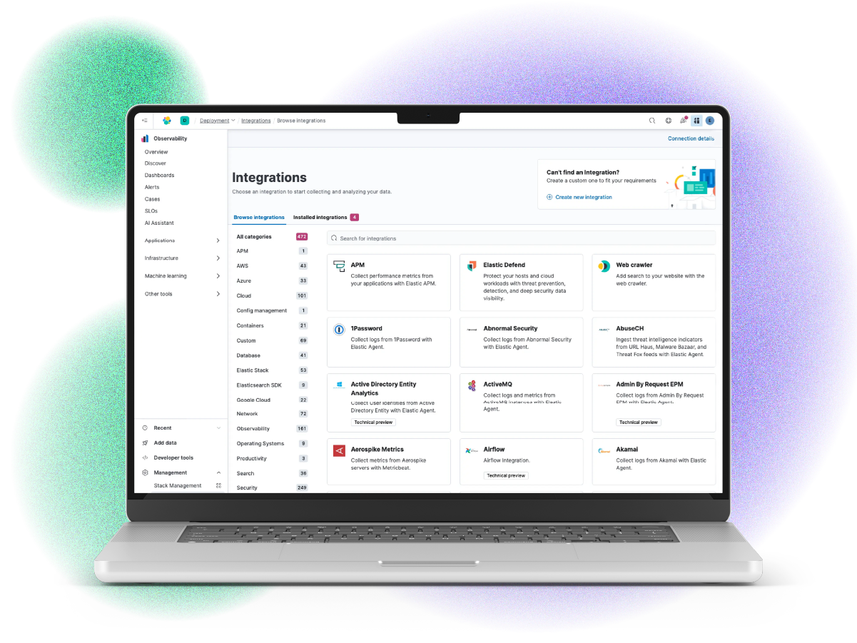 elasticsearch integrations