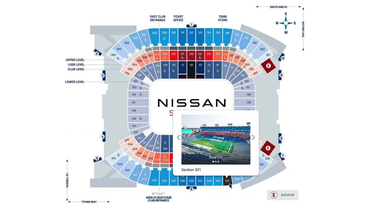interactive seating chart
