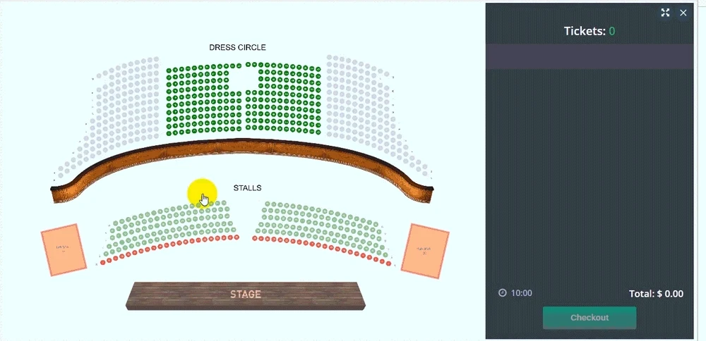 reserved seating ticketing software