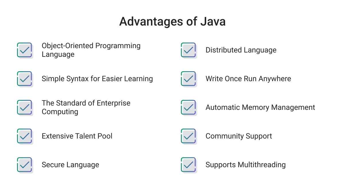 advantages of java